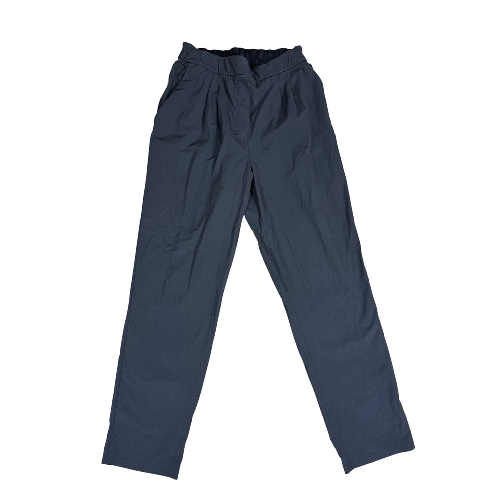Lululemon Your True‎ Trouser High Rise Pant Size 6  Black Pleated Trousers